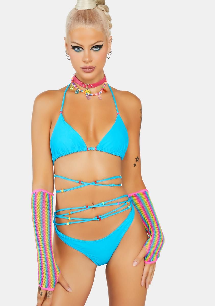 Ocean Text Me On Lingerie Set sold by Dolls Kill