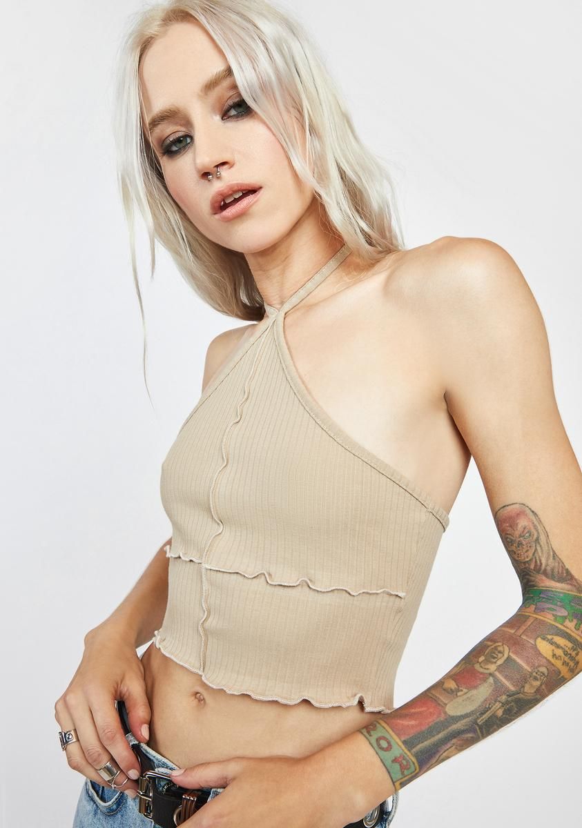Sand Halter Top sold by Dolls Kill product image thumbnail 2