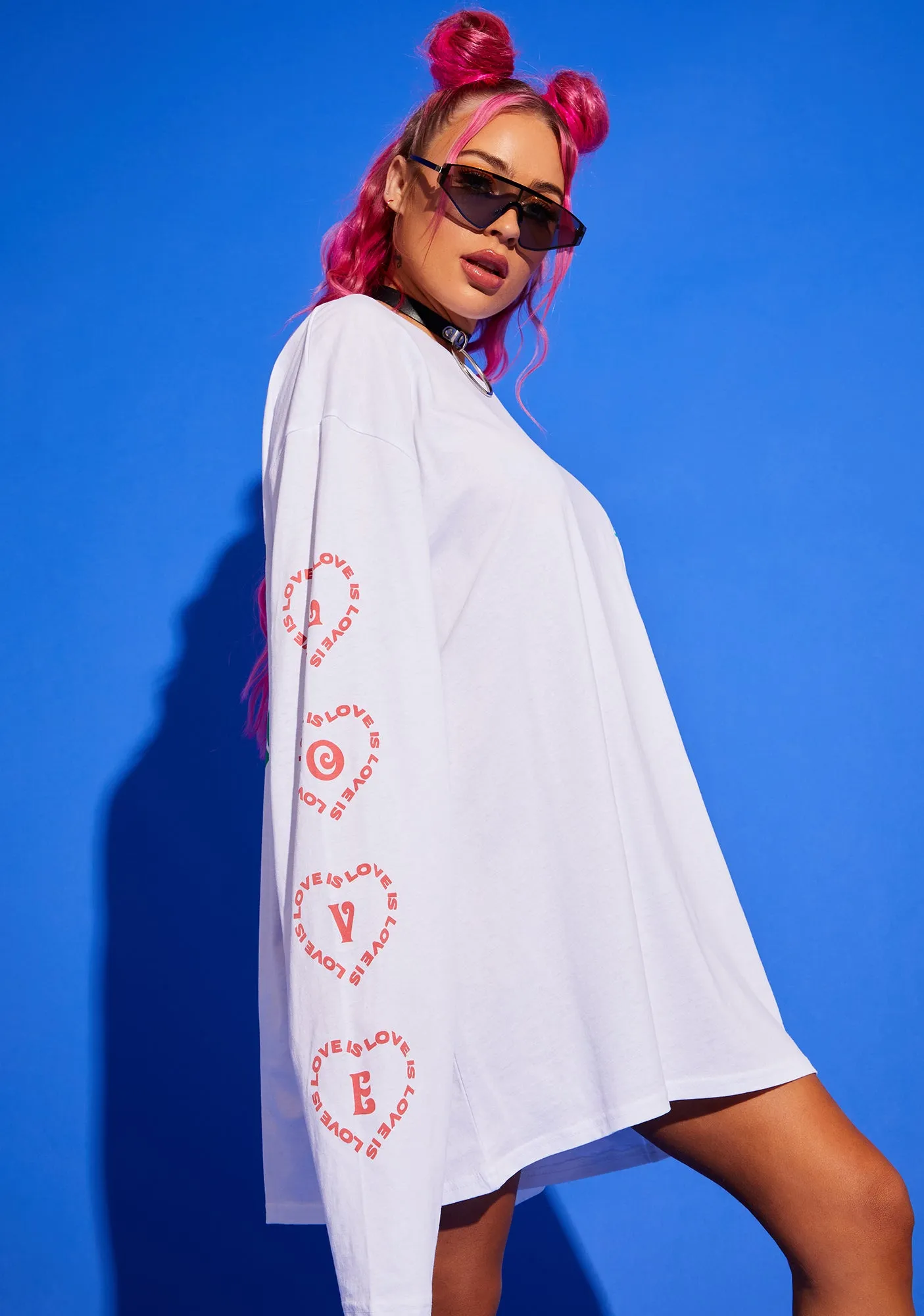 Love Is Love Heart Graphic Tee sold by Dolls Kill product image thumbnail 4