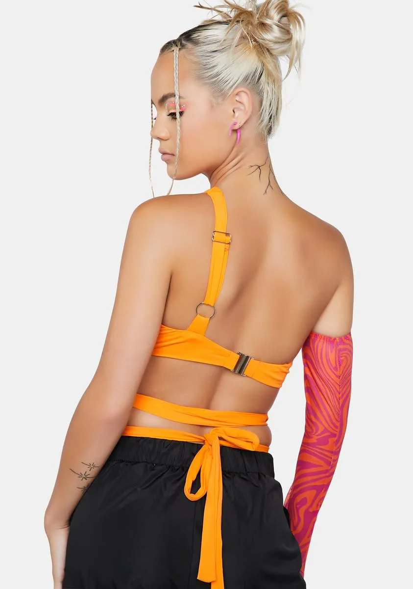 Summer Heat Patterns One Shoulder Top sold by Dolls Kill product image thumbnail 4