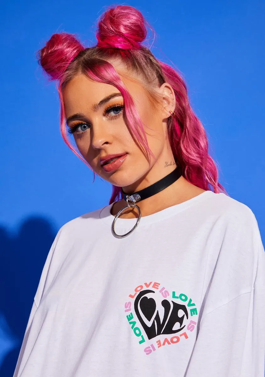 Love Is Love Heart Graphic Tee sold by Dolls Kill product image thumbnail 2