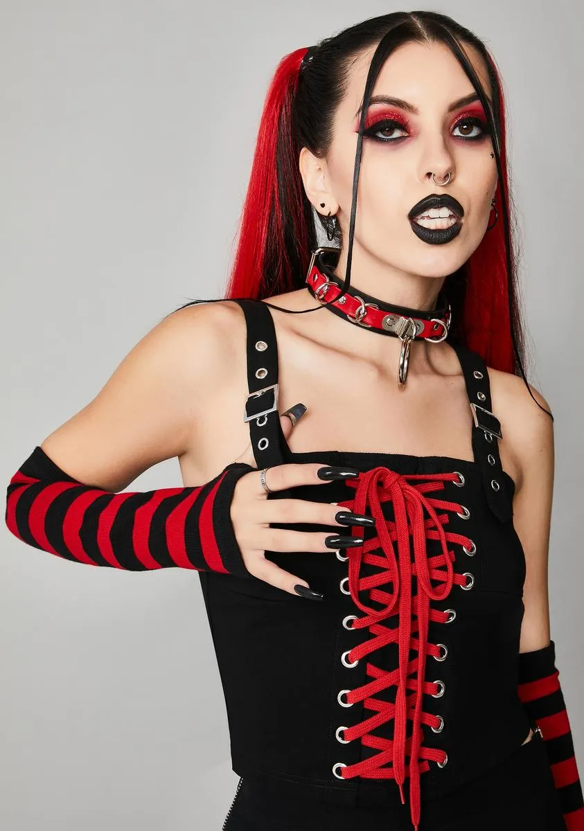 Scene Queen Corset Tank sold by Dolls Kill