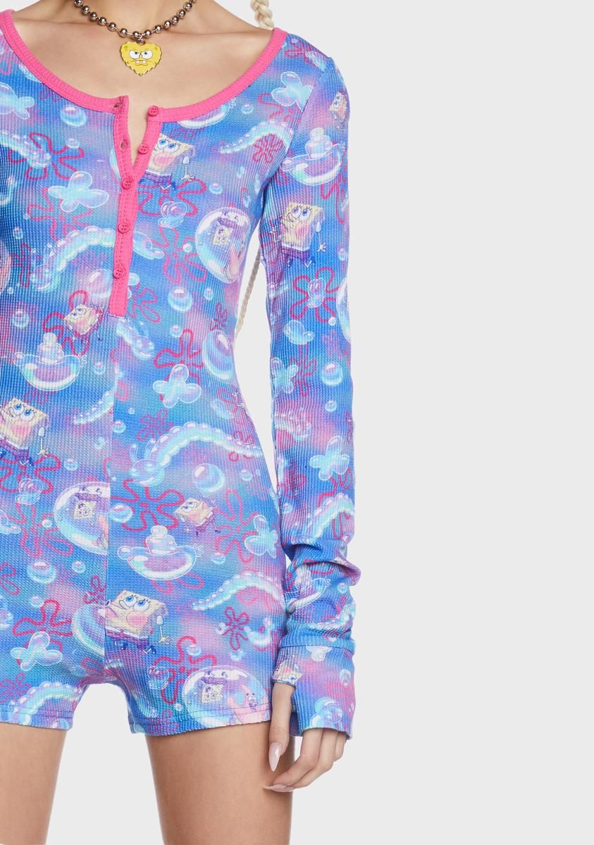 F Is For Friends Thermal Romper sold by Dolls Kill product image thumbnail 2