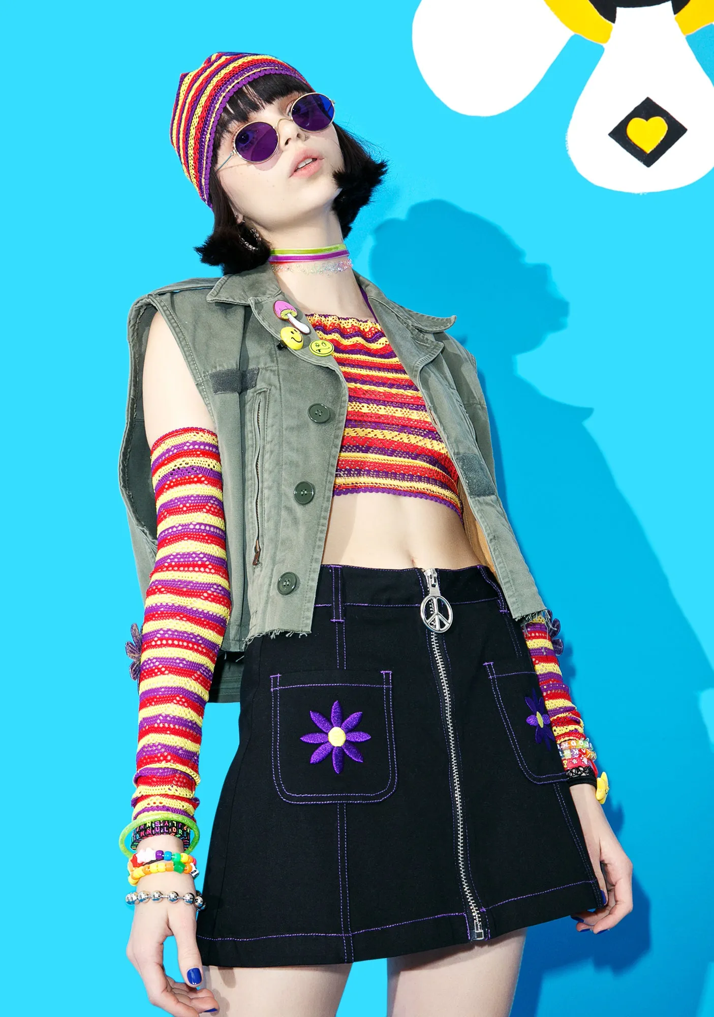 Aster Go-Go Skirt sold by Dolls Kill product image thumbnail 4