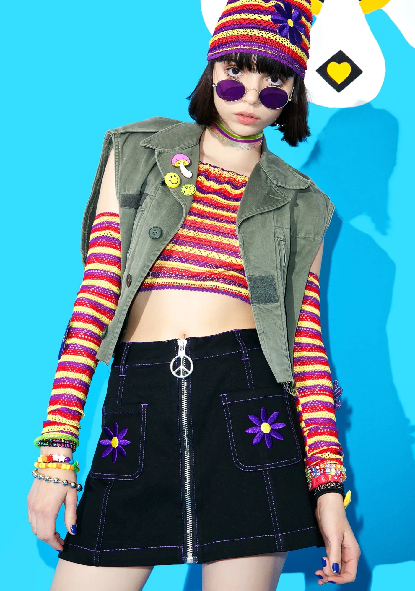 Aster Go-Go Skirt sold by Dolls Kill product image thumbnail 3