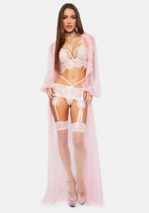 Lustful Lace 3-Piece Lingerie Set sold by Dolls Kill