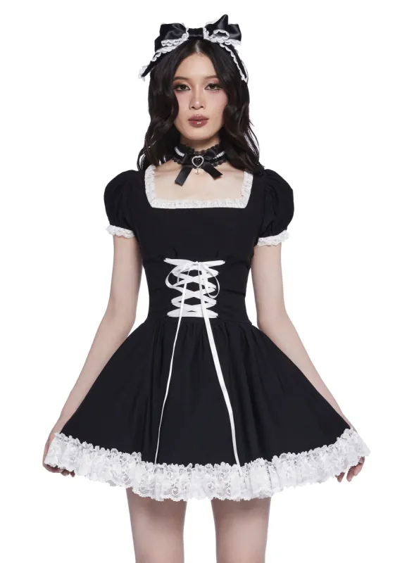 Absolute Grim Mini Dress sold by Dolls Kill