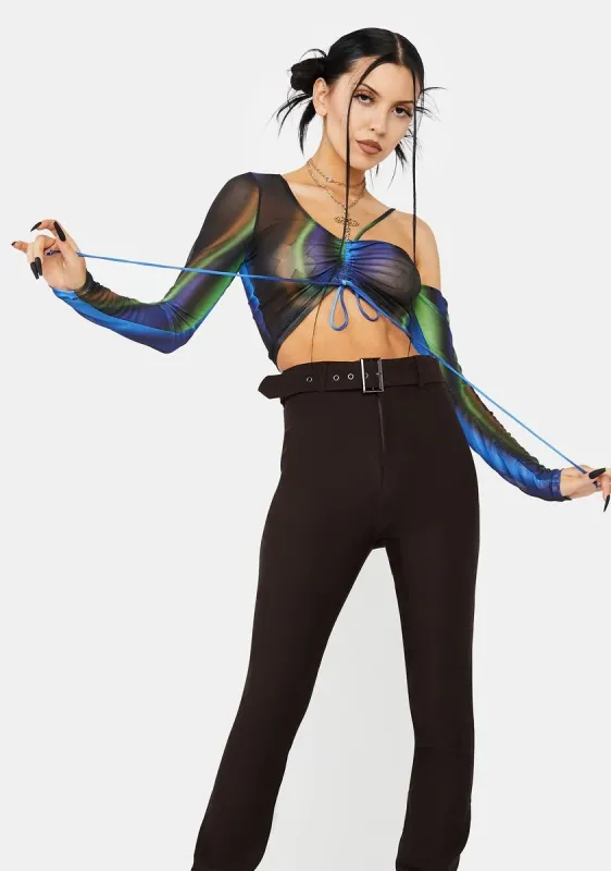 Tapi Mesh Crop Top sold by Dolls Kill
