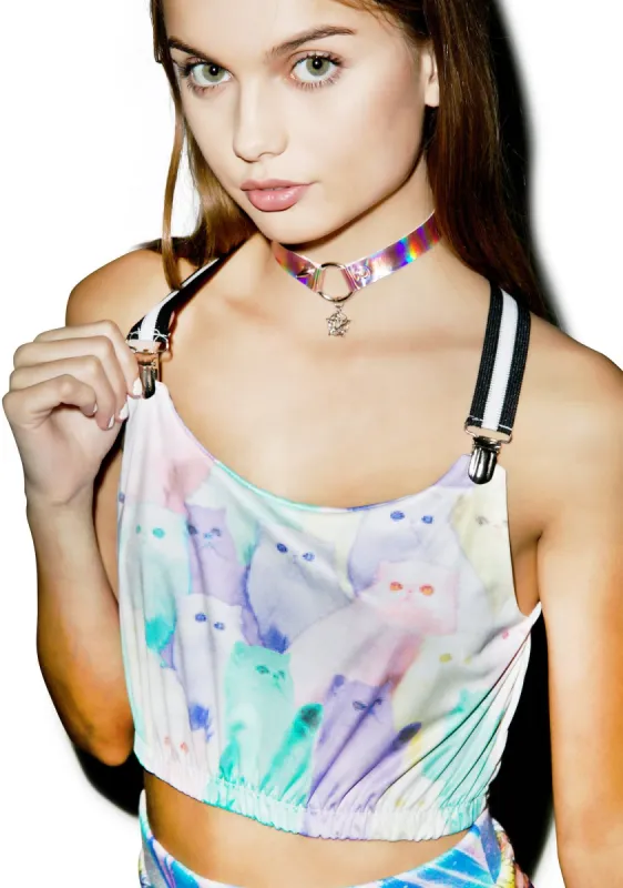 Sittin' Kitty Suspender Tank sold by Dolls Kill