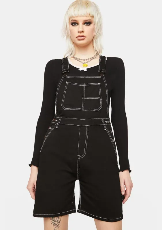 I Can Fix That Denim Shortalls sold by Dolls Kill