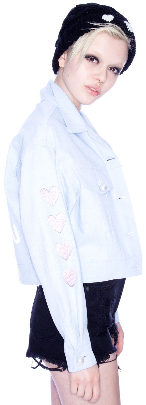 Love Denim Jacket sold by Dolls Kill product image thumbnail 3