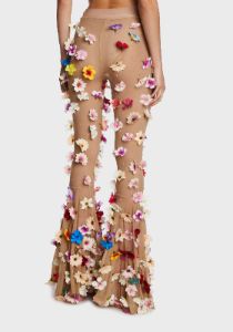 Flower Power Flares sold by Dolls Kill