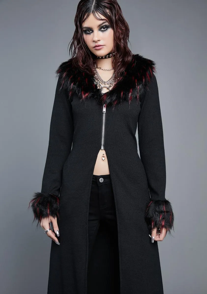 Twisted Thrill Knit Duster sold by Dolls Kill product image thumbnail 2