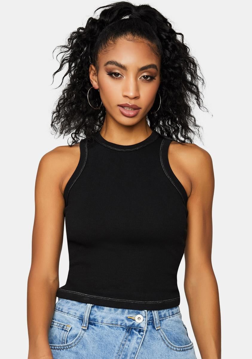 Road Tripping High Neck Tank Top sold by Dolls Kill