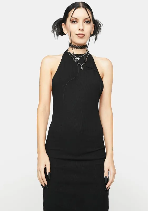 Ribbed Open Back Maxi Dress sold by Dolls Kill