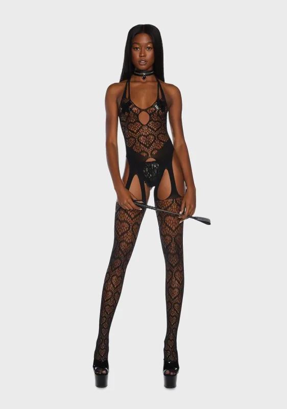 Onyx All For You Net Bodystocking sold by Dolls Kill