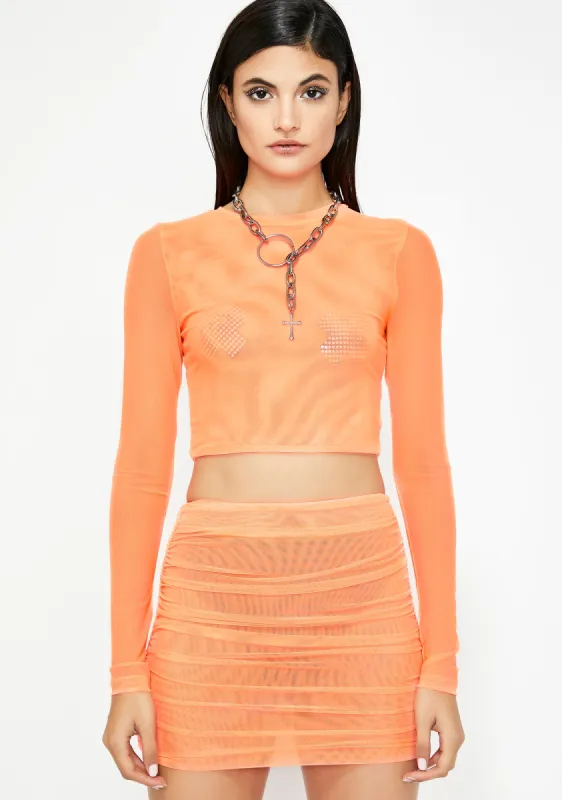 Juicy Savage Shine Mesh Set sold by Dolls Kill