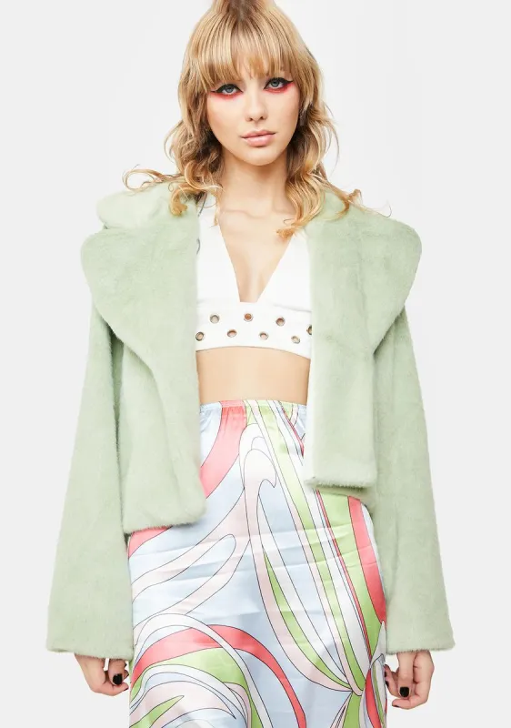 Written In The Stars Faux Fur Jacket sold by Dolls Kill
