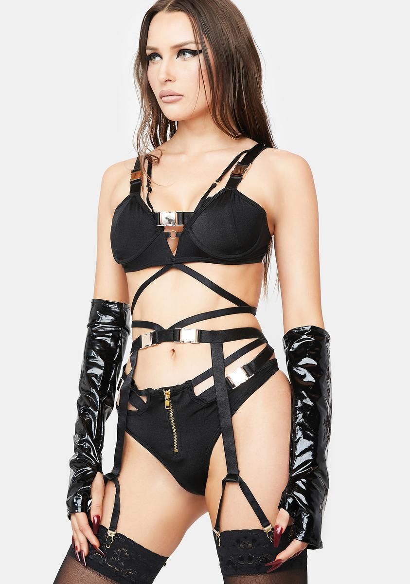 Buckle Up Lingerie Set sold by Dolls Kill product image thumbnail 3