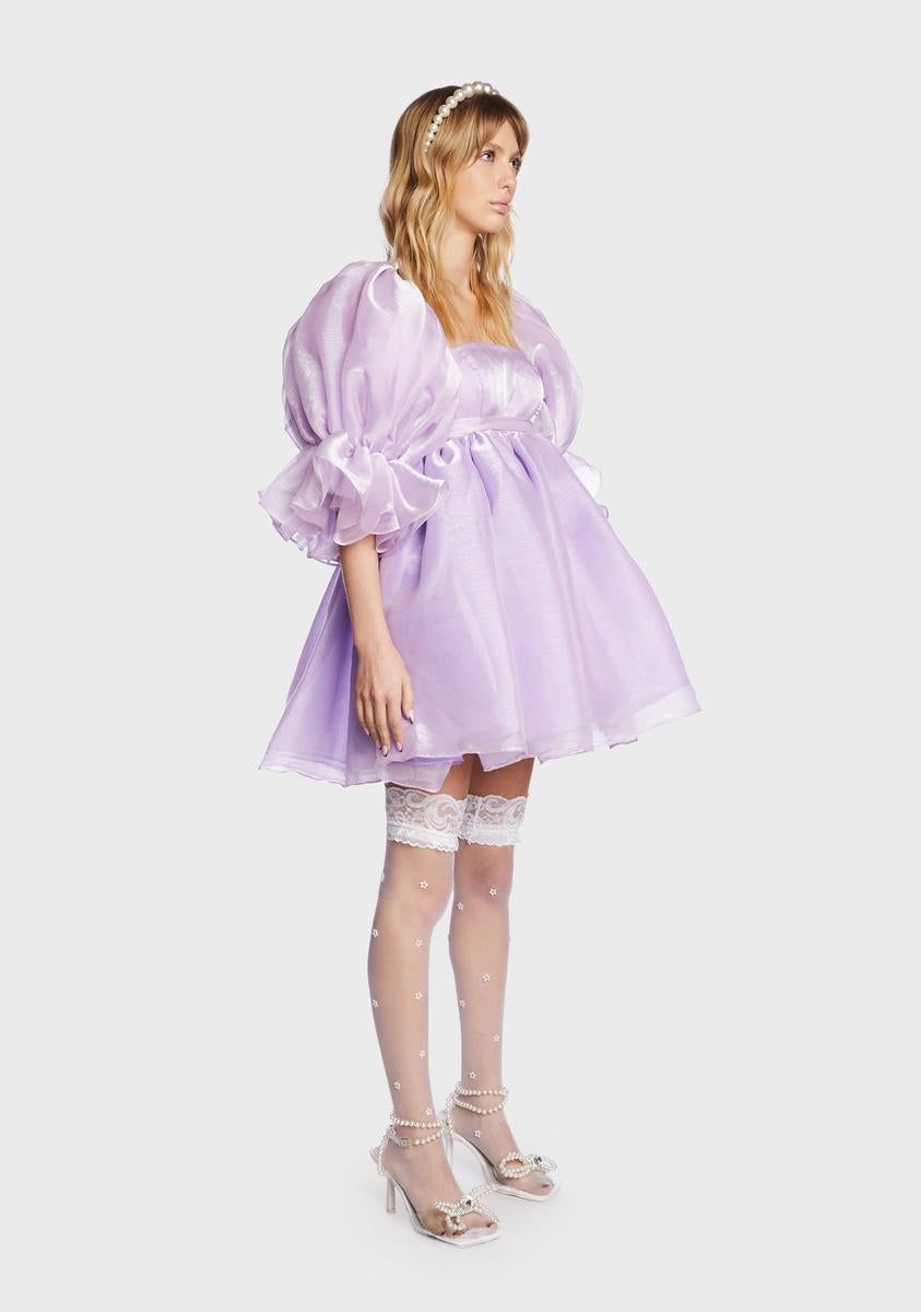 Lilac Skies Marie Mini Dress sold by Dolls Kill product image thumbnail 4