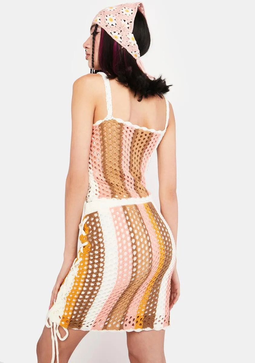 Satisfied Mind Crochet Skirt sold by Dolls Kill product image thumbnail 4