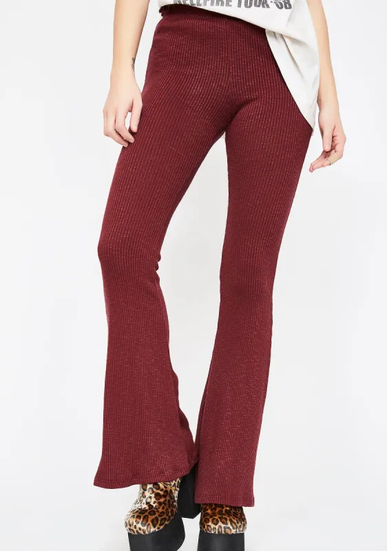 Always Winnin' Flare Pants sold by Dolls Kill