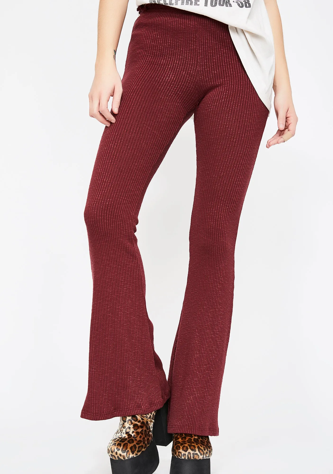 Always Winnin' Flare Pants sold by Dolls Kill