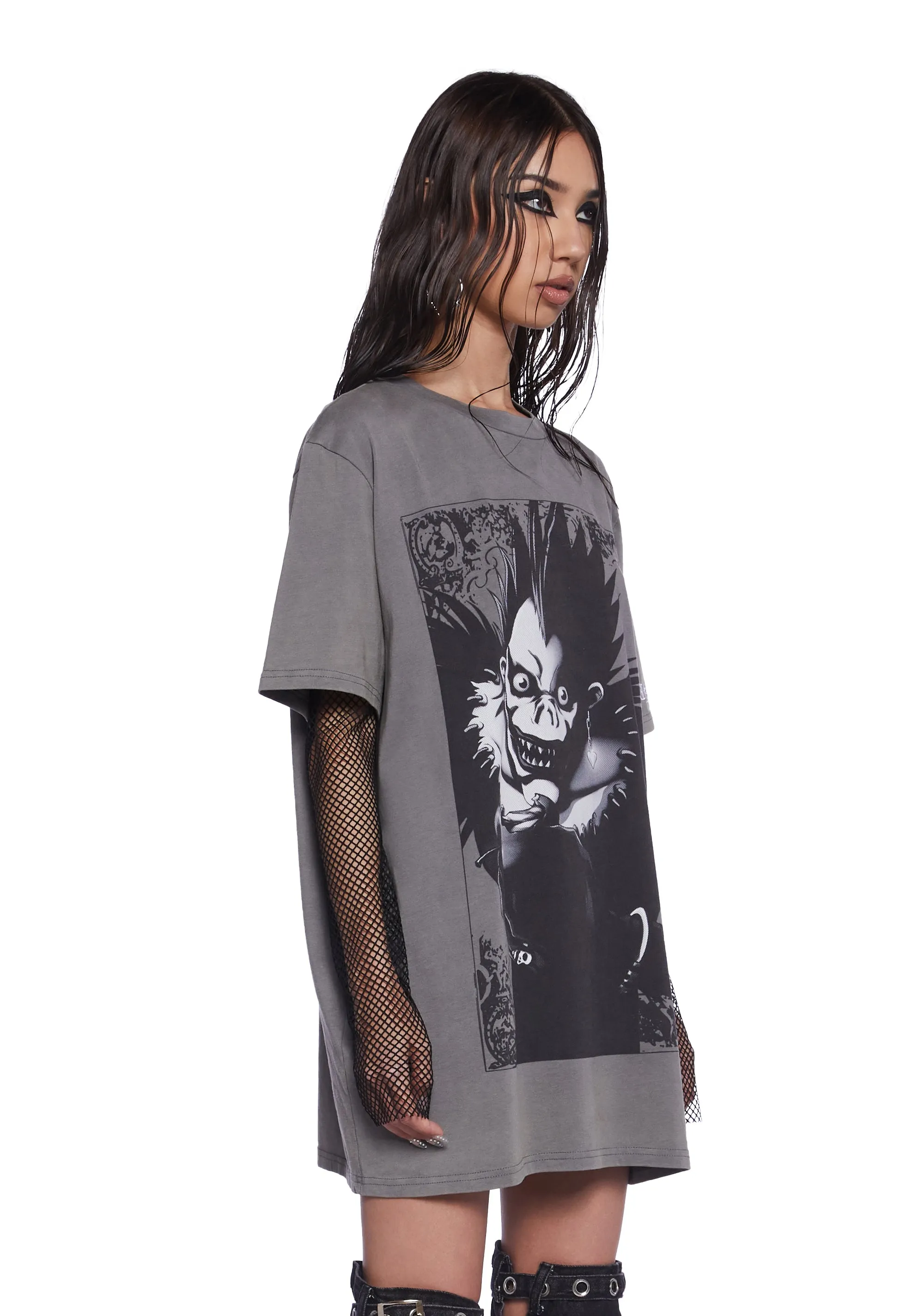 Realm Visitor Oversized Tee sold by Dolls Kill product image thumbnail 4