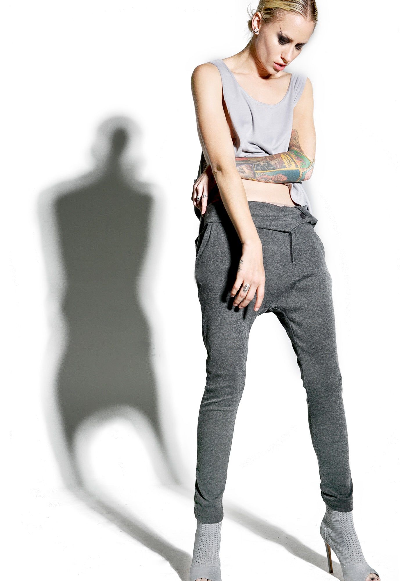 Gray Matters Foldover Pant sold by Dolls Kill product image thumbnail 2