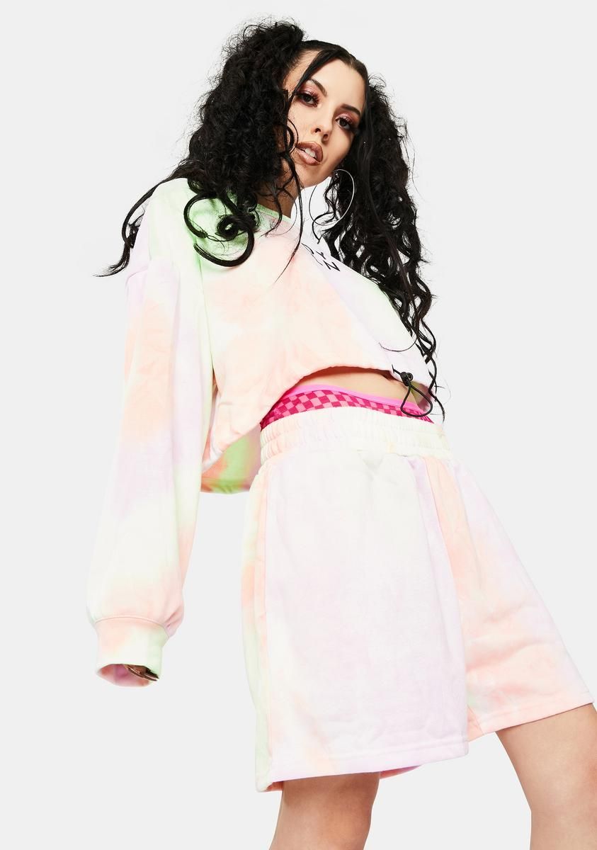 Lilac Lincoln Track Shorts sold by Dolls Kill product image thumbnail 2