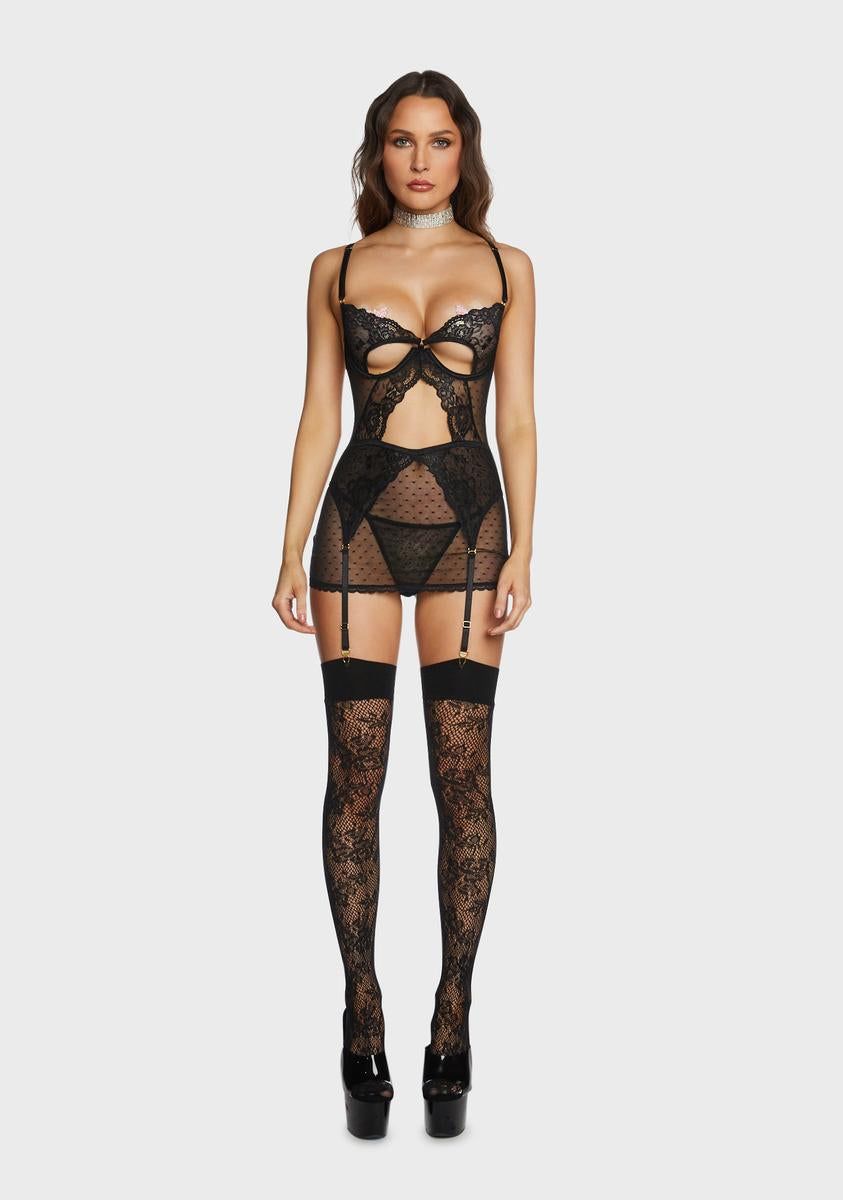 Beyond Pleasure Lingerie Set sold by Dolls Kill