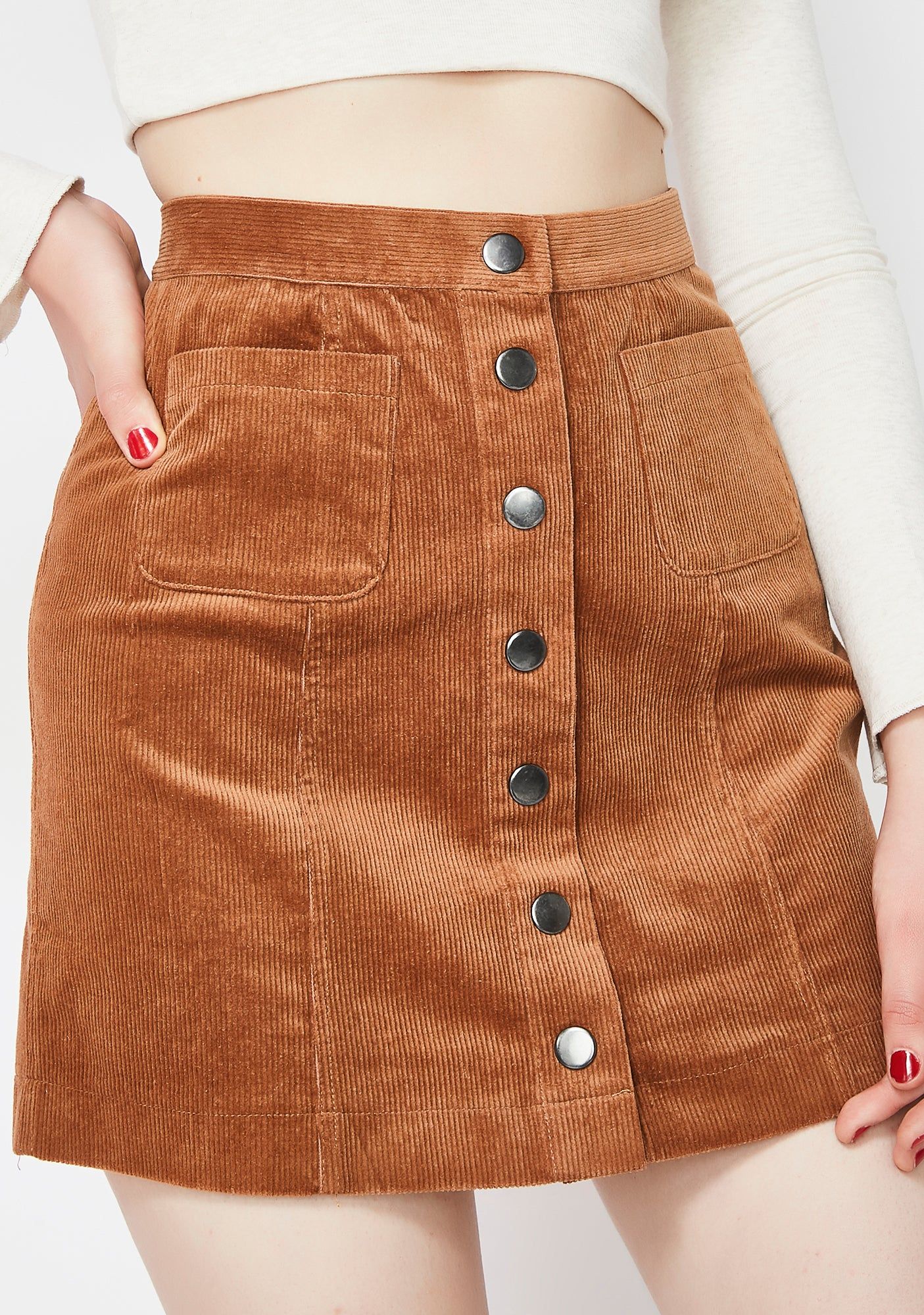 Didn't Do It Mini Skirt sold by Dolls Kill