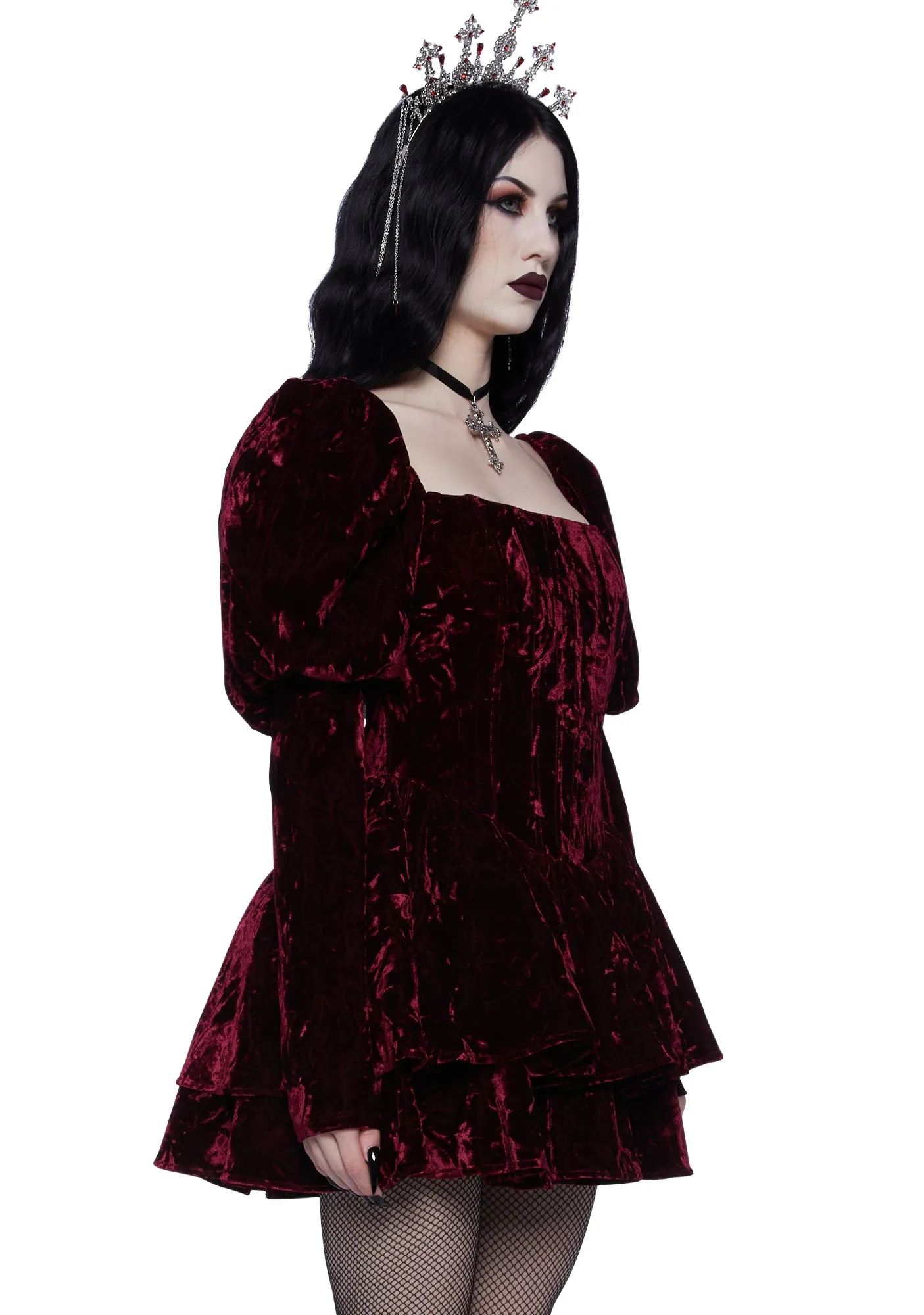 Haunted Hearts Mini Dress sold by Dolls Kill product image thumbnail 3