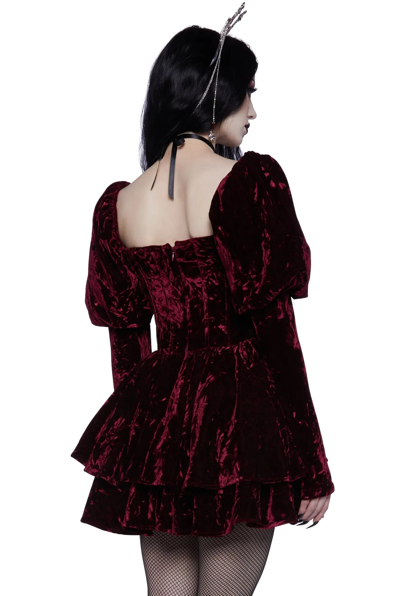 Haunted Hearts Mini Dress sold by Dolls Kill product image thumbnail 4