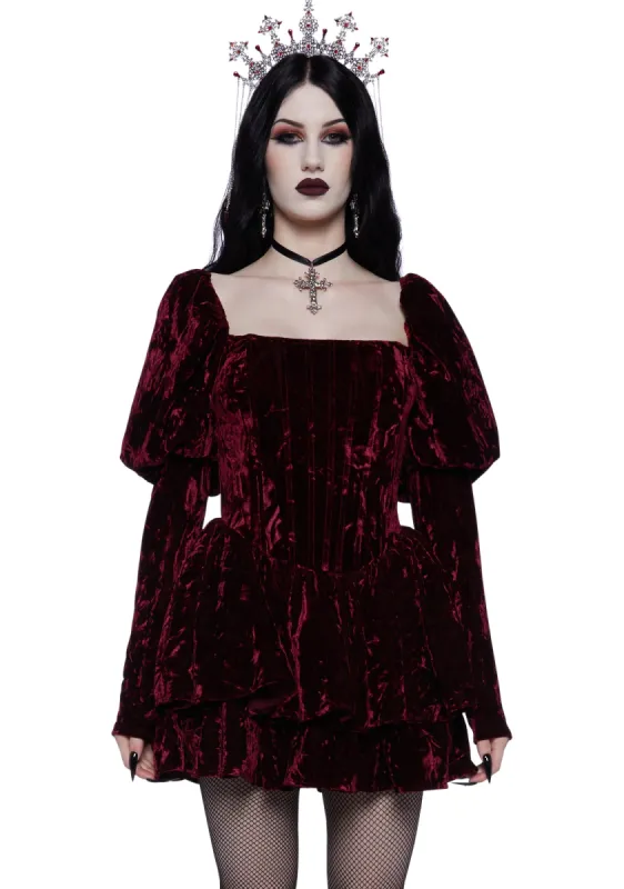 Haunted Hearts Mini Dress sold by Dolls Kill