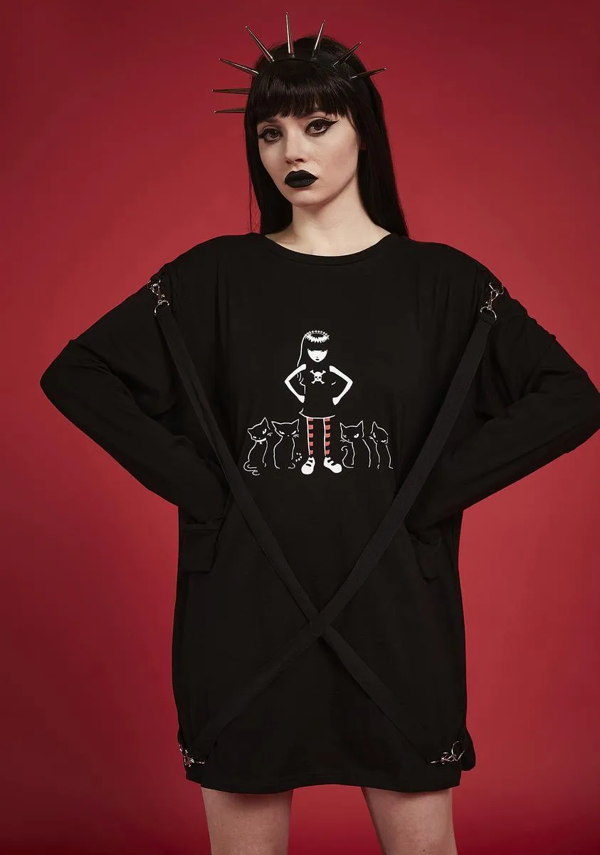 Together Purrever Graphic Tee sold by Dolls Kill