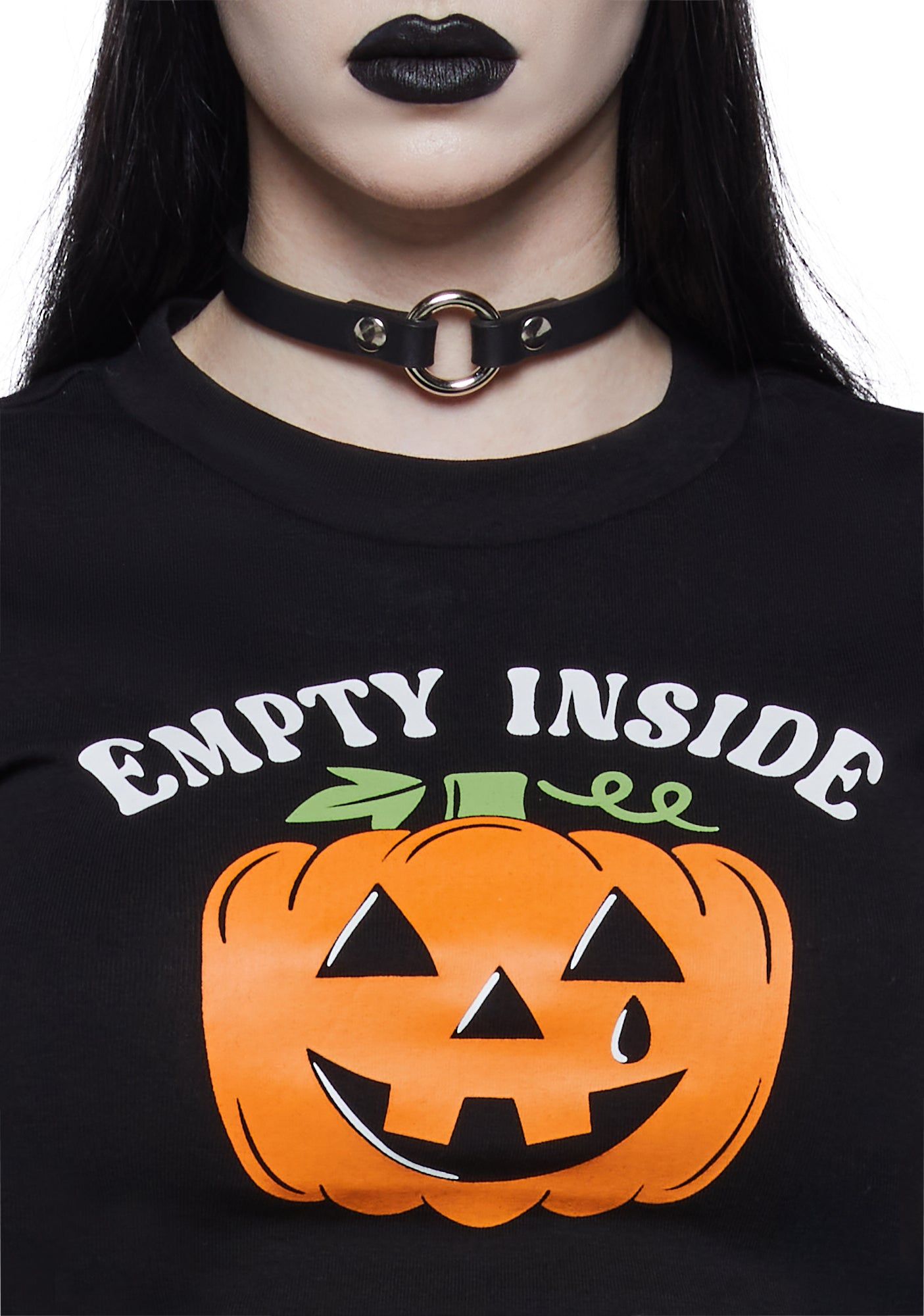 Haunted Hang Up Baby Tee sold by Dolls Kill product image thumbnail 4