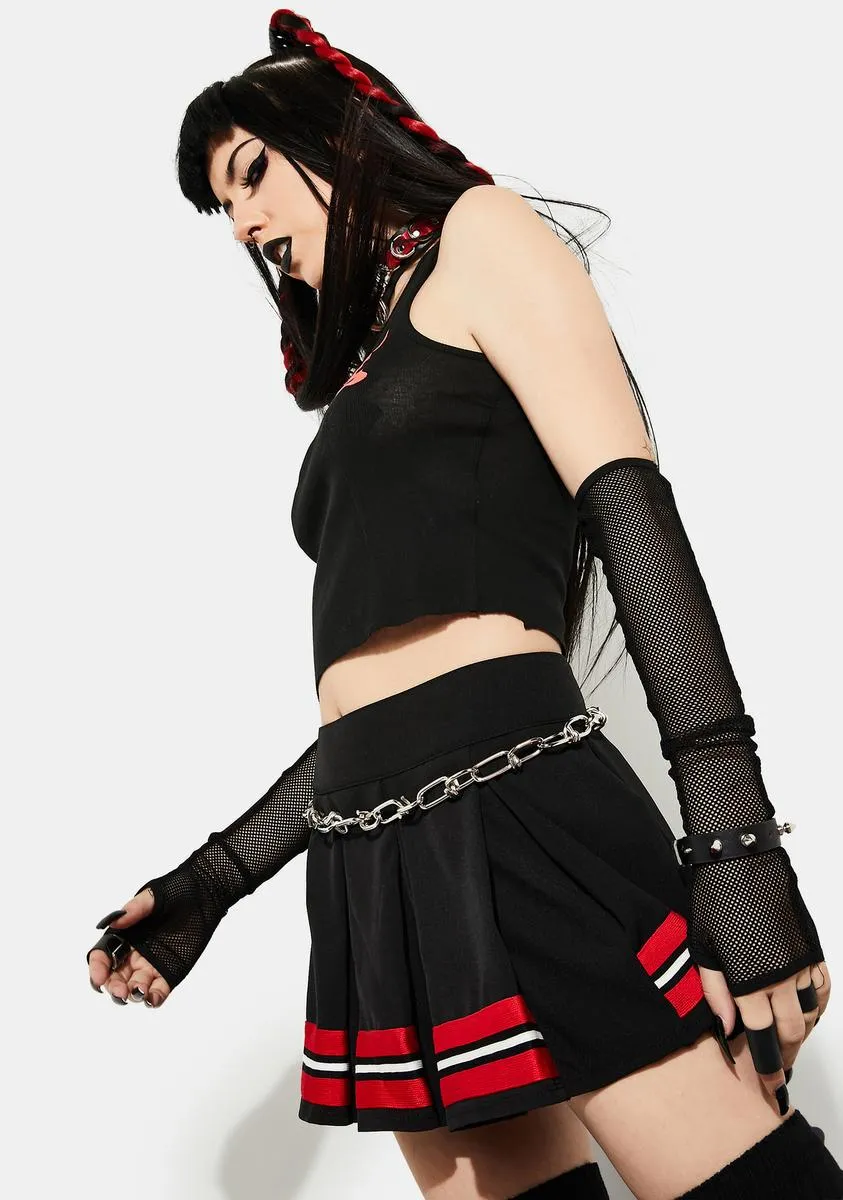 Spirit Squad Pleated Cheer Skirt sold by Dolls Kill product image thumbnail 2