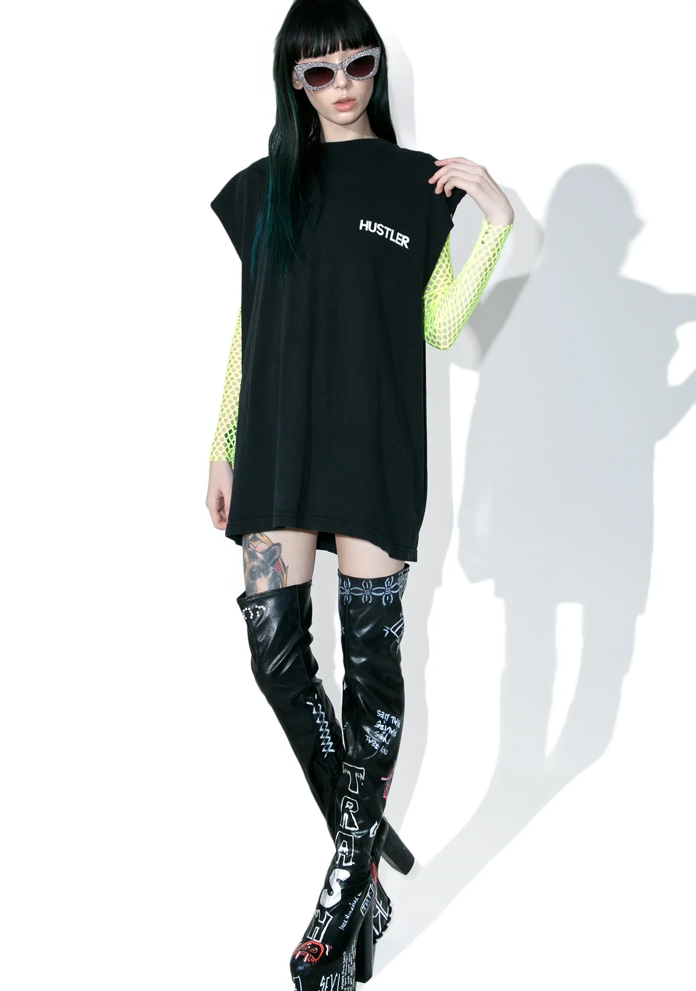 Vintage Hustler Muscle Tank sold by Dolls Kill product image thumbnail 3