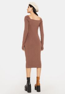 Ayden Square Neck Midi Dress sold by Dolls Kill