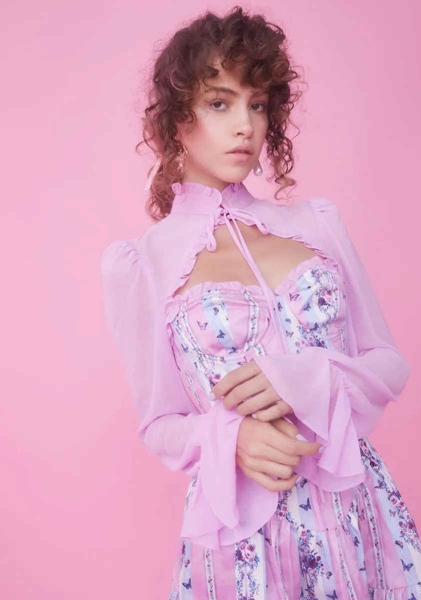 Tallest Tower High Collar Bustier sold by Dolls Kill product image thumbnail 2