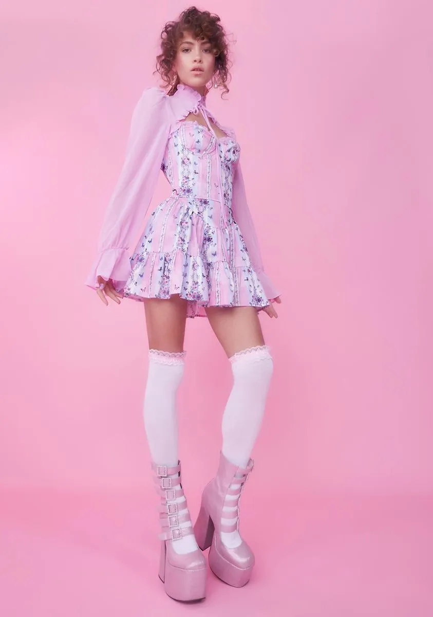 Tallest Tower High Collar Bustier sold by Dolls Kill product image thumbnail 3