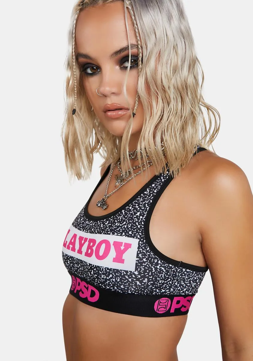 Playboy Static Sports Bra sold by Dolls Kill product image thumbnail 4