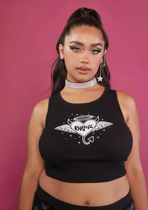 Plus The Right Attitude Graphic Tank sold by Dolls Kill