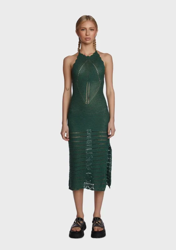 Stay True Crochet Midi Dress sold by Dolls Kill