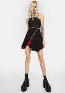 Hell Girl Series Two Wear A-Line Skirt sold by Dolls Kill