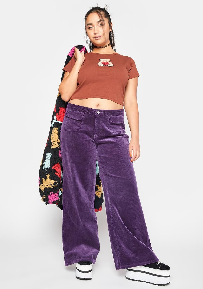 Plus Hug A Boo Cropped Baby Tee sold by Dolls Kill product image thumbnail 3