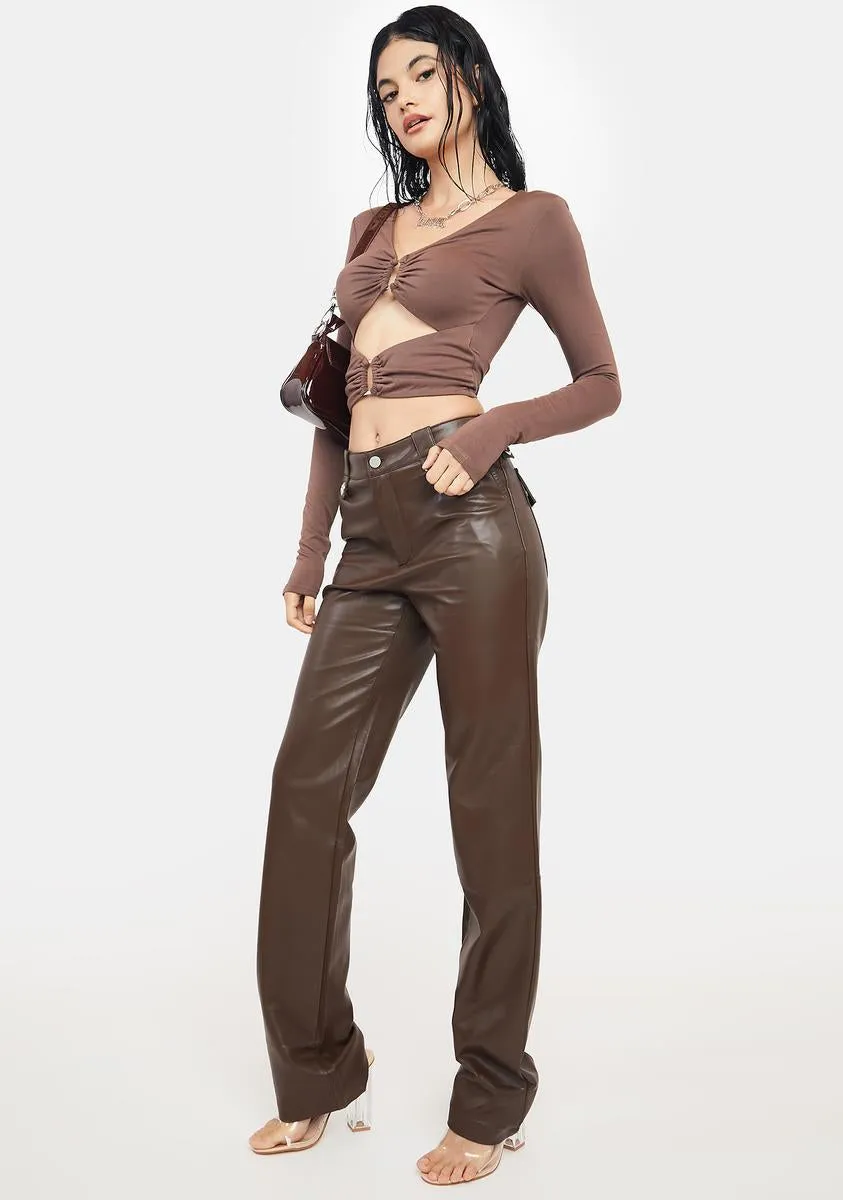 Brown Woffie Pants sold by Dolls Kill product image thumbnail 2