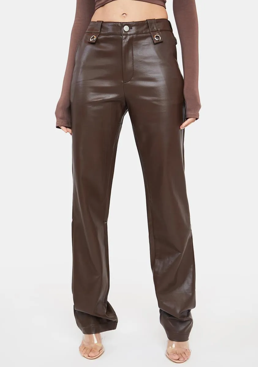 Brown Woffie Pants sold by Dolls Kill