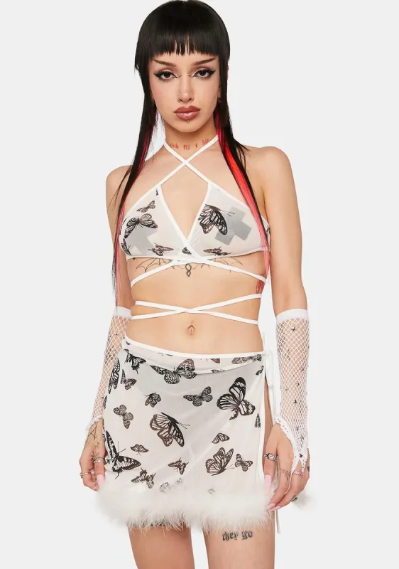 Windswept Wings Skirt Set sold by Dolls Kill